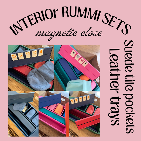 Leather Rummikub Set - all colors!