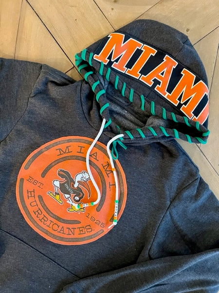 Upcycled/Vintage Tee College Hoodie
