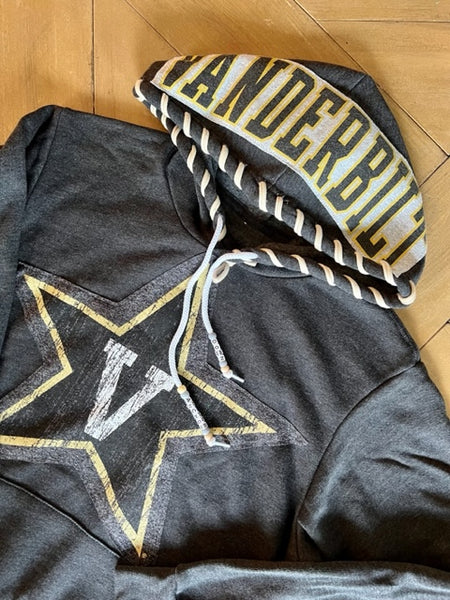 Upcycled/Vintage Tee College Hoodie