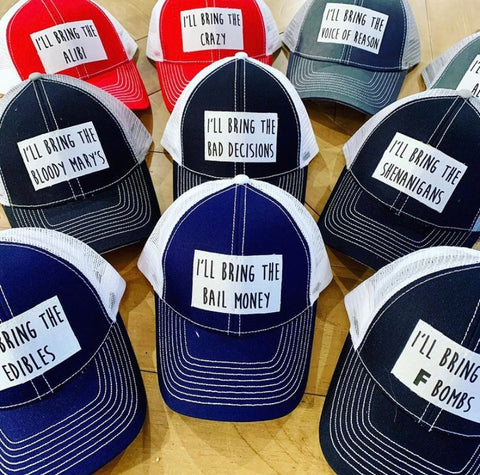 Quote Patch Hat Party Favors