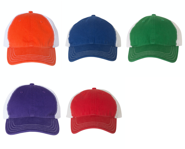 CITY BADGE HATS (College, camp and more)