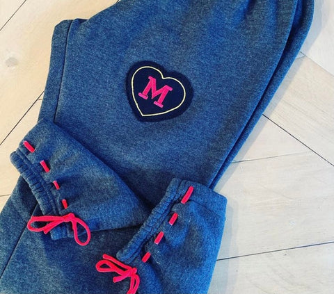 Heart Patch Sweatpants