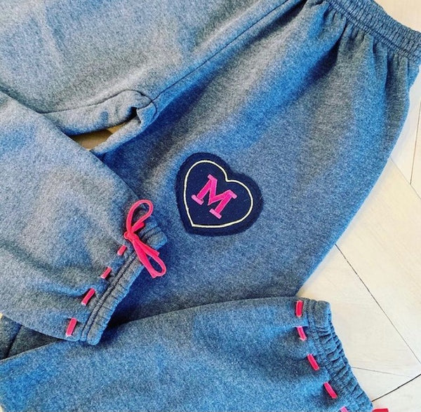 Heart Patch Sweatpants