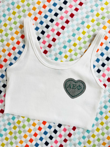 Greek Life Cropped Tank