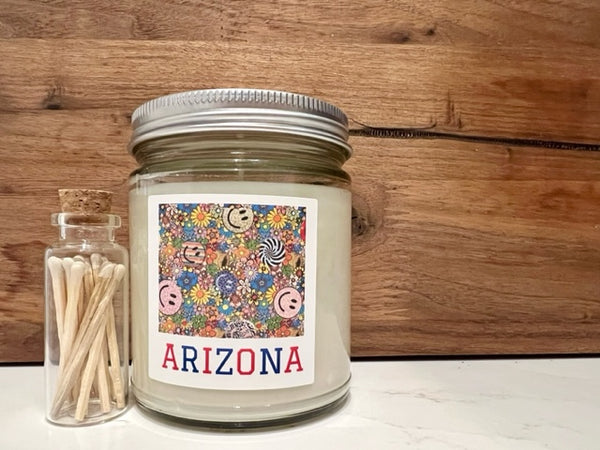 College Candle and Match Jar Bundle