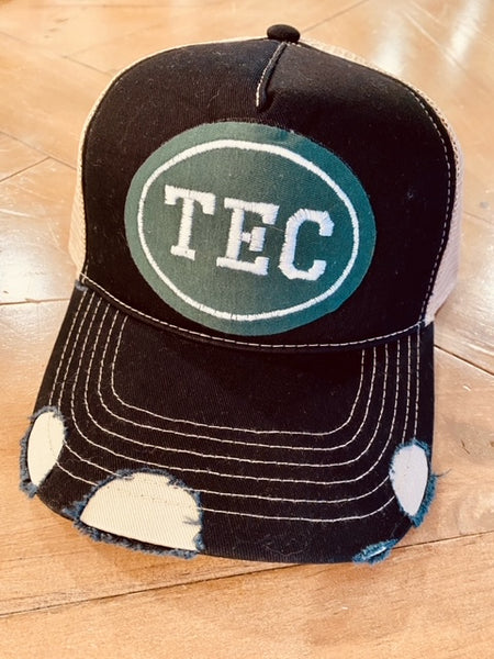 Retro Camp Distressed Trucker
